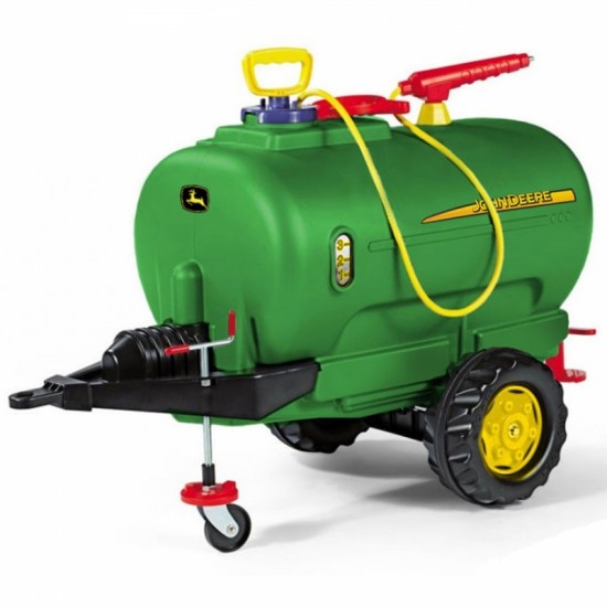 10L purkštuvas ir siurblinė priekaba Rolly Toys rollyTanker John Deere