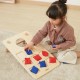2 viename įgūdžių žaidimas „Tic-Tac-Toe“ + „Cronhole“ – mesk į taikinį Viga