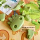 2 viename konstruktoriaus rinkinys Dinozaurai Stalo žaidimas + 46 dalių kauliukai WOOPIE