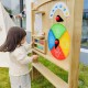 2 viename manipuliacinė kreidinė lenta mokymosi laikui ir orams CLASSIC WORLD EDU