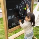 2 viename manipuliacinė kreidinė lenta mokymosi laikui ir orams CLASSIC WORLD EDU