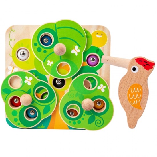2 viename medinis arkadinis žaidimas „Trauk vabzdžius“ vaikams TOOKY TOY