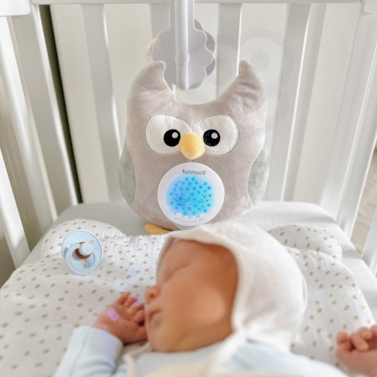 2 viename pelėdos projektorius – 10 lopšinių WOOPIE BABY