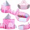 3 viename palapinė „Princess Palace XXL“ tunelio tipo namelis „Dry Palace“ WOOPIE