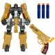 3 Viename Robotas Transformeris Tankas Ir Strėlyčių Šautuvas WOOPIE 3 Viename Robotas Transformeris Tankas Ir Strėlyčių Šautuvas WOOPIE