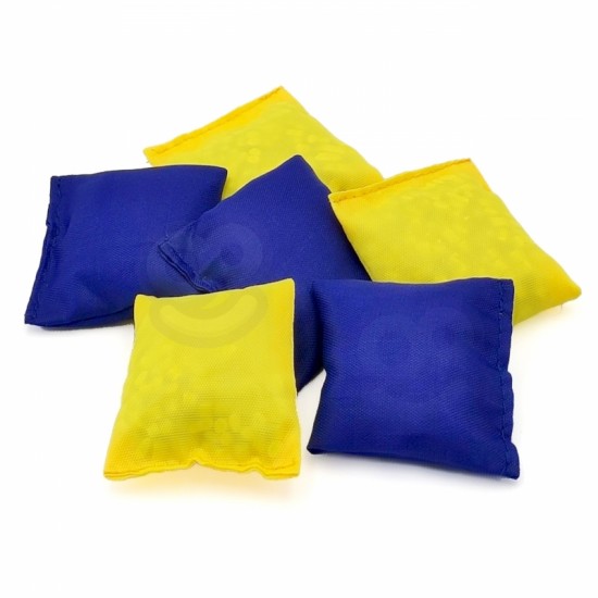 3 viename „Serso Cornhole Hopscotch“ pufų užmetimo rinkinys WOOPIE