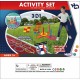 3 viename „Serso Cornhole Hopscotch“ pufų užmetimo rinkinys WOOPIE