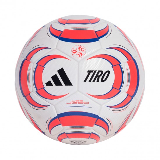adidas Tiro League J350 futbolo kamuolys, baltas ir oranžinis