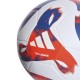 adidas Tiro League TSBE futbolo kamuolys, baltas/mėlynas/raudonas (HT2422)