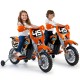Akumuliatorinis krosinis motociklas vaikams FEBER oranžinis 6 V