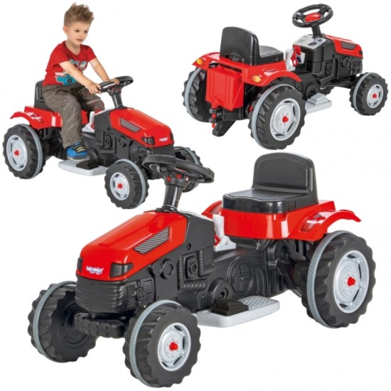 Akumuliatorinis traktorius WOOPIE Farmer PowerTrac 6V
