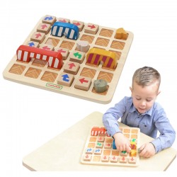 Ankstyvojo mokymosi programavimo dėlionė „Rask kelią iki sūrio“! MASTERKIDZ