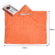 Apsiaustas nuo lietaus Essential Survival Rain Oranžinis Apsiaustas nuo lietaus Essential Survival Rain Oranžinis