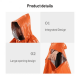 Apsiaustas nuo lietaus Essential Survival Rain Oranžinis Apsiaustas nuo lietaus Essential Survival Rain Oranžinis