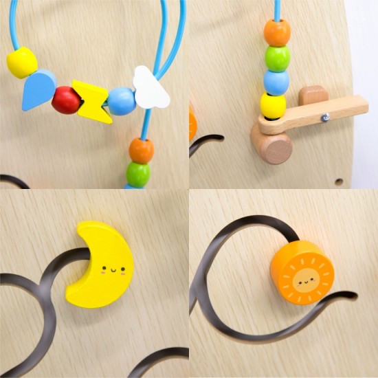 Arkos sienos manipuliacinė lenta VIGA Montessori