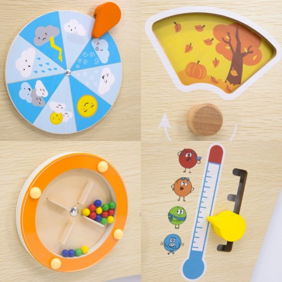 Arkos sienos manipuliacinė lenta VIGA Montessori