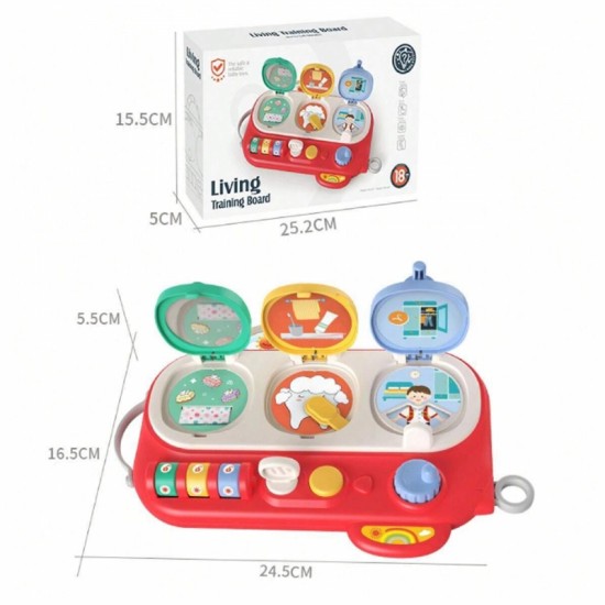Atrask ir patikrink manipuliacinį edukacinį žaislą WOOPIE BABY