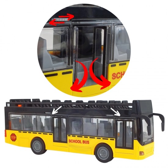 Autobusas su šviesomis ir atidaromomis durimis WOOPIE
