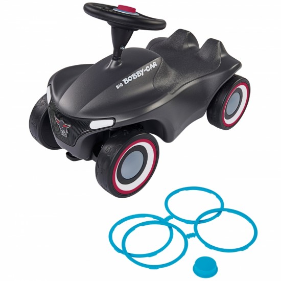 Automobilis Neo antracito spalvos BIG Ježdzik Bobby