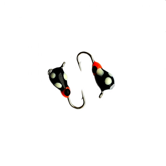 Avižėlė JIG W Spider Lašas Su Ausele 3 mm, Dažyta Nr. 224P