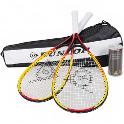 Badmintono Raketės Rinkinys Dunlop Geltonai Raudonas 762091