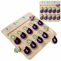 Baklažanų mokymosi lenta MASTERKIDZ Montessori