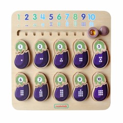 Baklažanų mokymosi lenta MASTERKIDZ Montessori