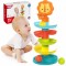 Bėgimo takelis su kamuoliu, čiuožykla, kamuoliukų bokštas, kamuoliukų takelis WOOPIE BABY