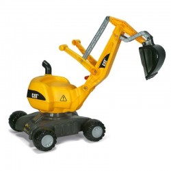Besisukantis ekskavatorius, geltonas Rolly Toys RollyDigger CAT