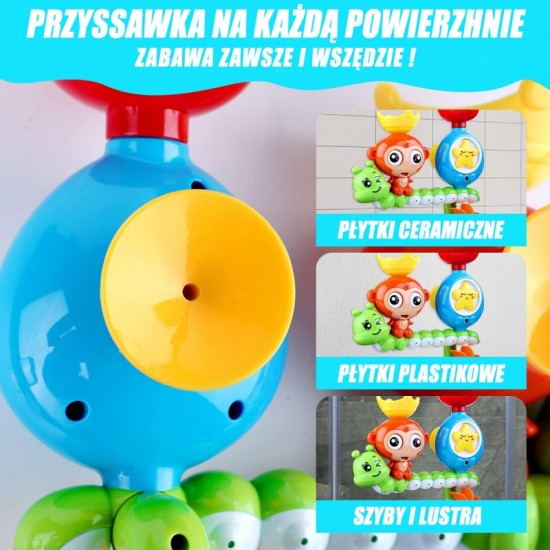 Beždžionėlės vonios žaislas + puodelis WOOPIE BABY