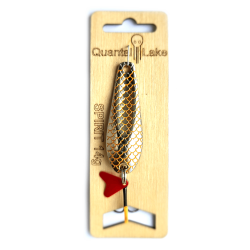 Blizgė vartiklė Quantal Lake SPIRIT 14 Spalva Sidabro-Oranžinė UV, Raudona Uodega