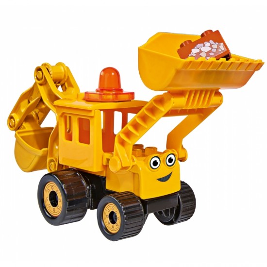 Bobas statybininkas, ekskavatorius, 40 dalių, didelis