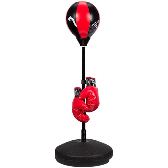 Bokso kriaušė su stovu ir pirštinėmis (80-120cm) GET & GO 41BE