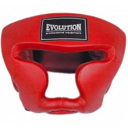 Bokso Treniruočių Šalmas Evolution Raudonos Spalvos OG-230