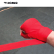 Bokso tvarstis THOMS Real Red 5cm x 4,5m iš 100% medvilnės Bokso tvarstis THOMS Real Red 5cm x 4,5m iš 100% medvilnės