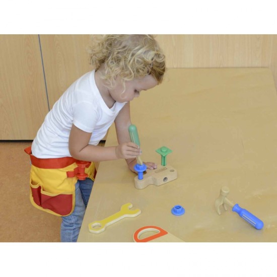 Dailidės įrankių diržas, 12 dalių MASTERKIDZ