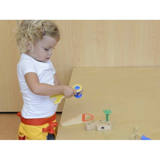 Dailidės įrankių diržas, 12 dalių MASTERKIDZ