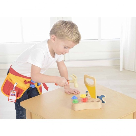 Dailidės įrankių diržas, 12 dalių MASTERKIDZ