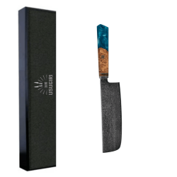 Damasko Plieno 18,5cm Nakiri Peilis Usugiri JH-D-015