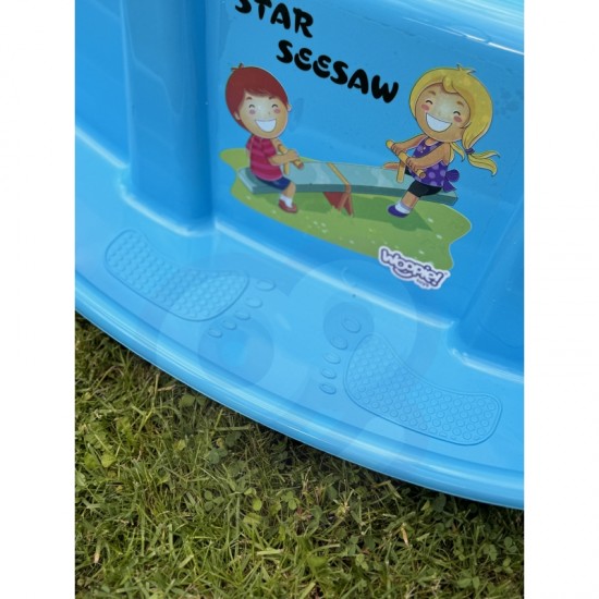 Daugiaasmenė supamoji sūpuoklė STAR, mėlyna WOOPIE