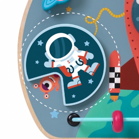 Daugiafunkcinė manipuliavimo lenta 6 viename raketa CLASSIC WORLD