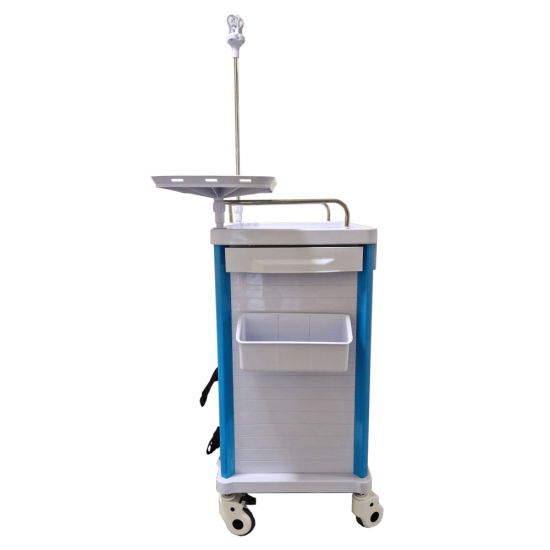 Daugiafunkcis medicininis vežimėlis KASMAN Blue 625*475*950mm