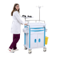 Daugiafunkcis medicininis vežimėlis KASMAN Blue 625*475*950mm