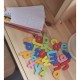 Dėlionė abėcėlės Raidžių, žodžių, gyvūnų mokymasis 57 vnt. TOOKY TOY Montessori