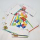 Dėlionė abėcėlės Raidžių, žodžių, gyvūnų mokymasis 57 vnt. TOOKY TOY Montessori