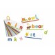 Dėlionė abėcėlės Raidžių, žodžių, gyvūnų mokymasis 57 vnt. TOOKY TOY Montessori