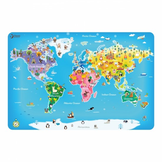 Dėlionės pasaulio žemėlapis Classic World