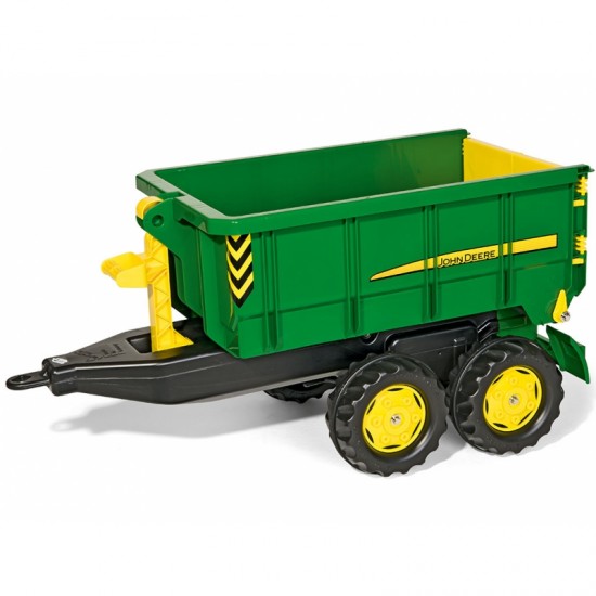 Didelė dviašė John Deere savivartė priekaba Rolly Toys