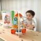 Didelė medinė edukacinė daugiafunkcinė raketa Tooky Toy