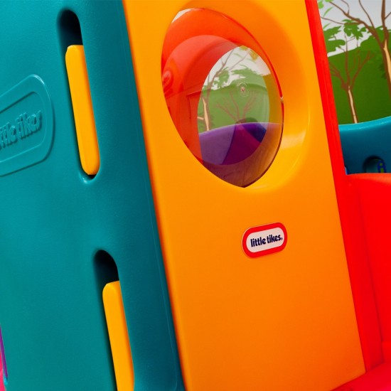 Didelė žaidimų aikštelė „Monkey Grove“ su čiuožyklomis Little Tikes